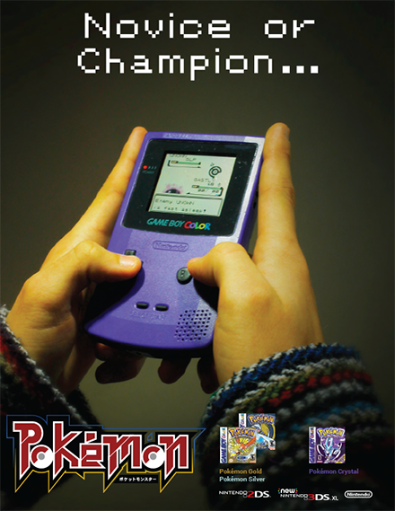 Pokemon Re-Brand Advertisement Poster Two
